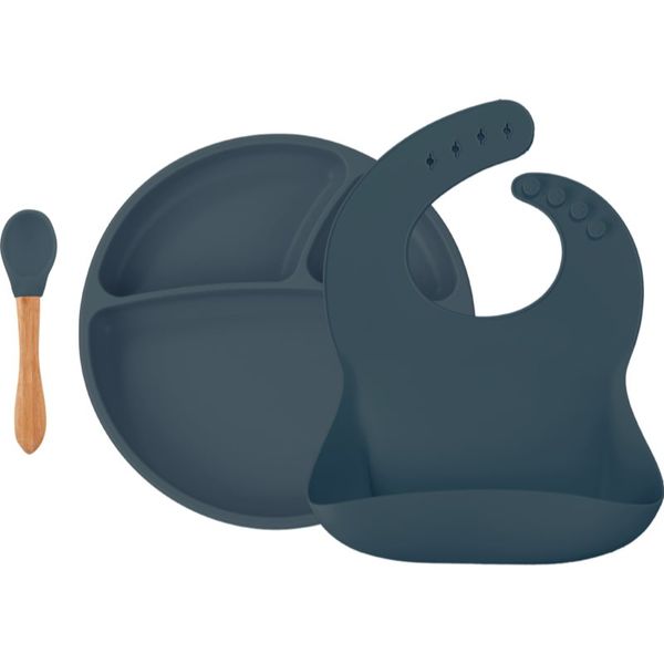 Minikoioi Minikoioi BLW II Deep Blue jedilni set