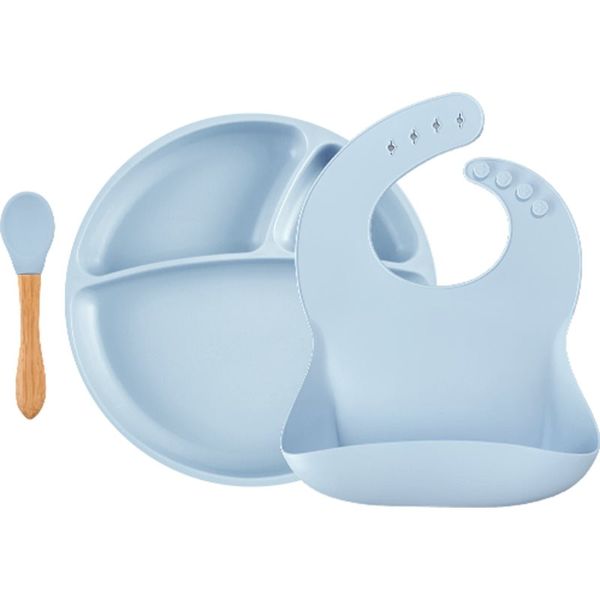 Minikoioi Minikoioi BLW II Mineral Blue jedilni set