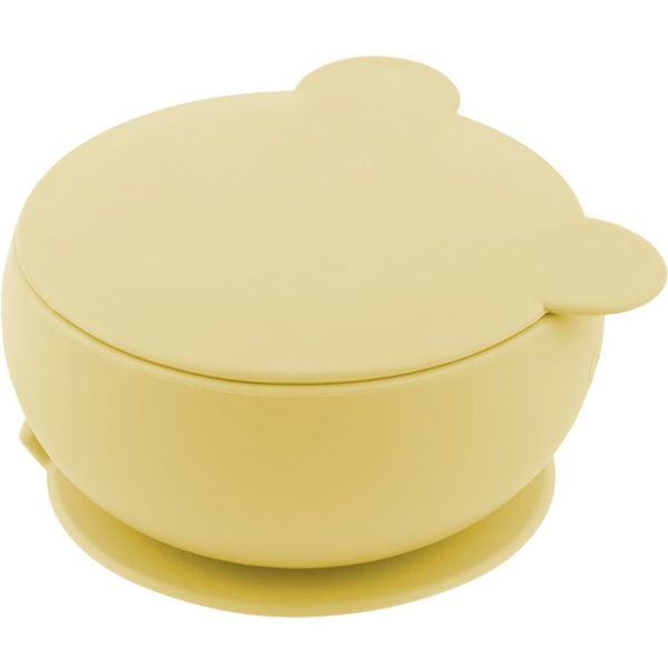 Minikoioi Minikoioi Bowl Yellow silikonska posoda s priseskom 1 kos
