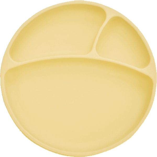 Minikoioi Minikoioi Puzzle Plate Yellow deljeni krožnik s priseskom 1 kos