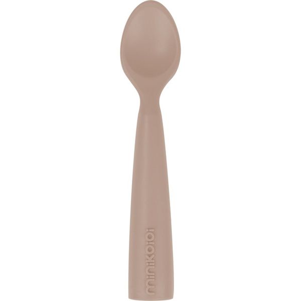 Minikoioi Minikoioi Silicone Spoon žlička Bubble Beige 1 kos