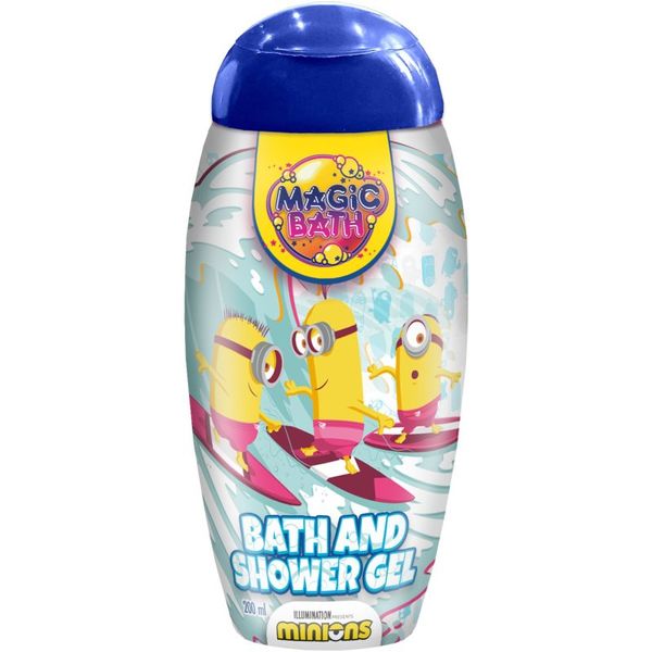 Minions Minions Magic Bath Bath & Shower Gel gel za prhanje in kopanje za otroke 200 ml