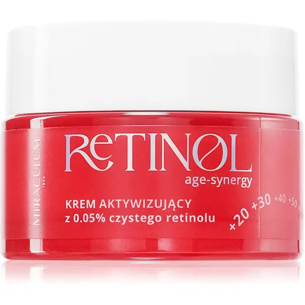 Miraculum Miraculum AGE-SYNERGY RETINOL 0.05% aktivna nočna krema za redukcijo pigmentnih madežev z retinolom 50 ml