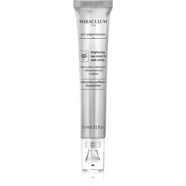Miraculum Miraculum Anti- Pigmentation posvetlitvena krema za predel okoli oči proti zabuhlosti in temnim kolobarjem 15 ml