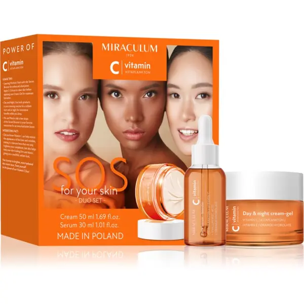 Miraculum Miraculum SOS For your skin Astaplankton Set darilni set za obraz 2 kos