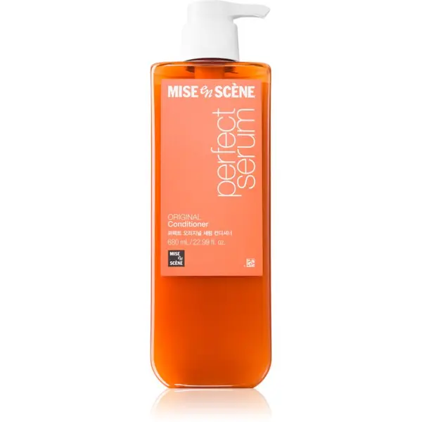 mise en scene mise en scene Perfect Serum Original Conditioner obnovitveni balzam za sijaj in mehkobo las 680 ml