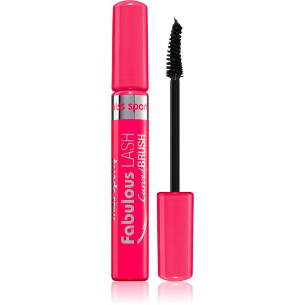 Miss Sporty Miss Sporty Fabulous Lash Curved Brush maskara za volumen in vihanje trepalnic 8 ml