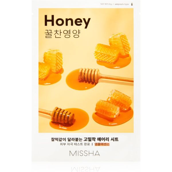 Missha Missha Airy Fit Honey revitalizacijska tekstilna maska 19 g