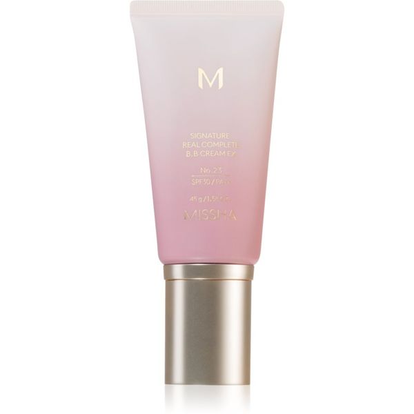 Missha Missha M Signature Real Complete Ex BB krema za brezhiben in enoten videz kože SPF 30 odtenek No.23 45 g