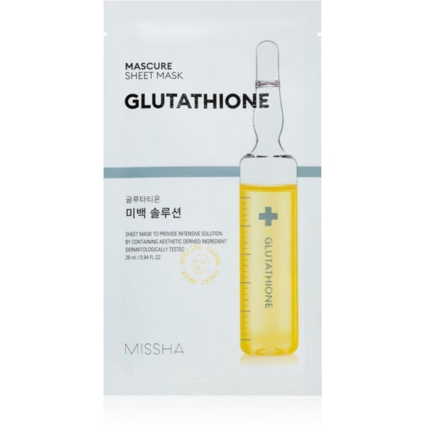Missha Missha Mascure Glutathione revitalizacijska tekstilna maska 28 ml