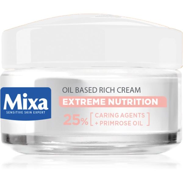 MIXA MIXA Extreme Nutrition bogata vlažilna krema s svetlinovim oljem 50 ml