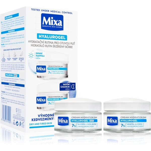 MIXA MIXA Hyalurogel set za intenzivno hidracijo 2x50 ml