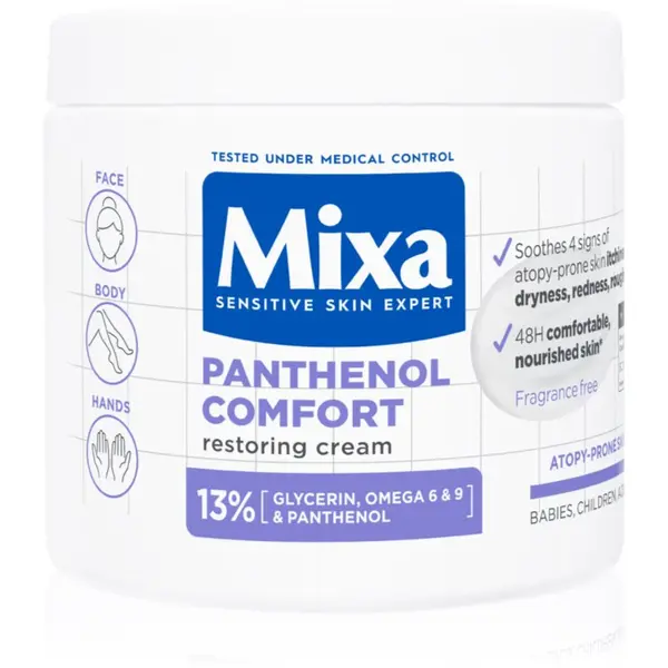 MIXA Mixa Panthenol Comfort mehčalna krema z vlažilnim učinkom 400 ml
