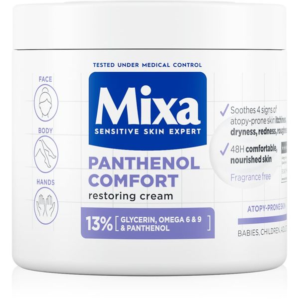 MIXA MIXA Panthenol Comfort regeneracijska krema za telo za suho do atopično kožo 400 ml