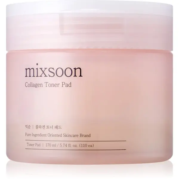 mixsoon mixsoon Collagen tonizirajoče blazinice za posvetlitev in zgladitev kože 110x1 kos