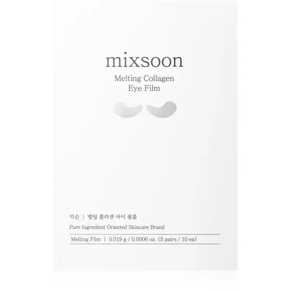 mixsoon mixsoon Melting Collagen Eye Film revitalizacijska maska iz platna za predel okoli oči 5x2 kos