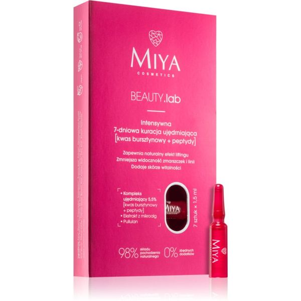 MIYA Cosmetics MIYA Cosmetics BEAUTY.lab intenzivni tretma z učvrstitvenim učinkom 7x1,5 ml