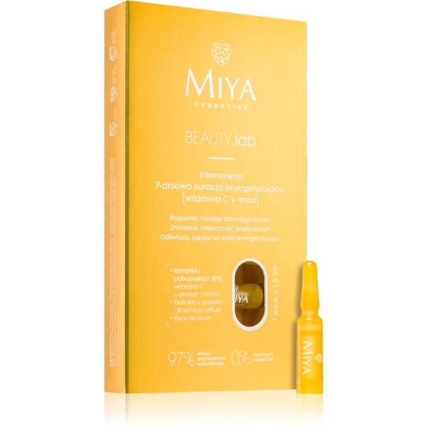 MIYA Cosmetics MIYA Cosmetics BEAUTY.lab intenzivni tretma z vitaminom C 7x1,5 ml