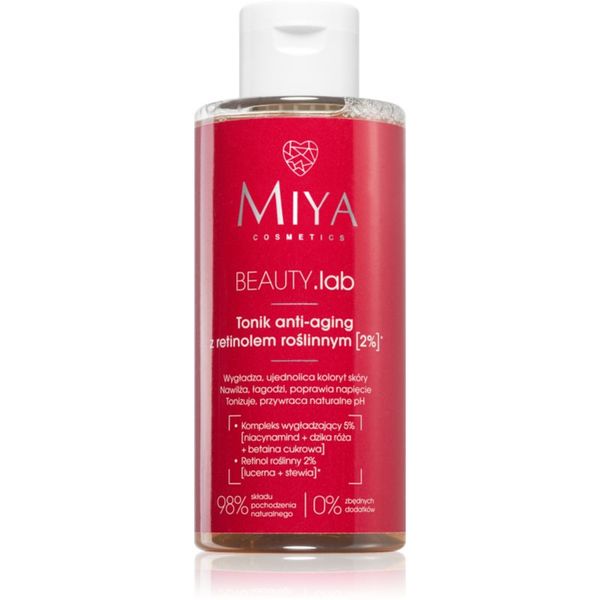 MIYA Cosmetics MIYA Cosmetics BEAUTY.lab tonik za obraz za zmanjšanje znakov staranja 150 ml