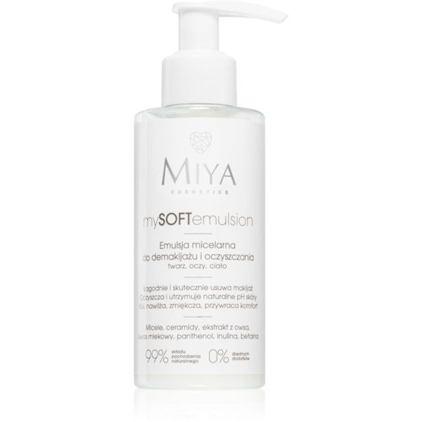 MIYA Cosmetics MIYA Cosmetics mySOFTemulsion čistilna micelarna emulzija 140 ml