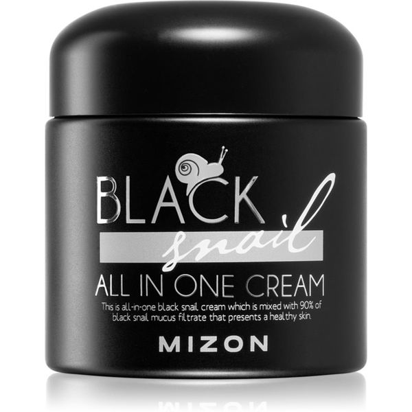 Mizon Mizon Black Snail All in One krema za obraz s filtriranim polžjim izločkom 90% 75 ml