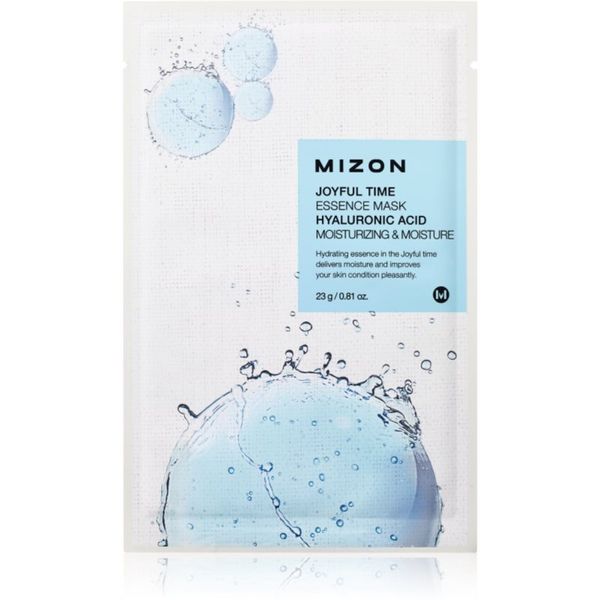 Mizon Mizon Joyful Time Hyaluronic Acid maska iz platna z vlažilnim in pomirjajočim učinkom 23 g