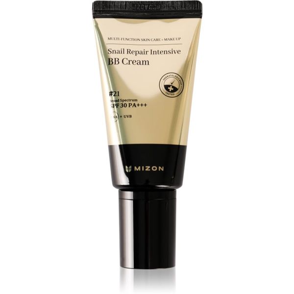 Mizon Mizon Snail Repair Intensive vlažilna BB krema SPF 30 odtenek #21 Light Beige (Cool tone) 50 ml