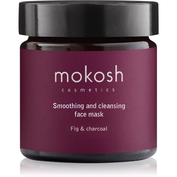 Mokosh Mokosh Fig & Charcoal čistilna maska za obraz z gladilnim učinkom 60 ml