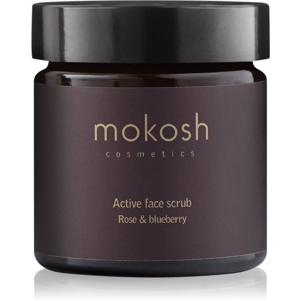 Mokosh Mokosh Rose & Blueberry vlažilni piling za obraz 60 ml