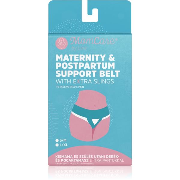 MomCare by Lina MomCare by Lina Maternity & Postpartum Support Belt podporni pas za nosečnost in po porodu za lajšanje bolečin v medenici L-XL 134 cm 1 kos