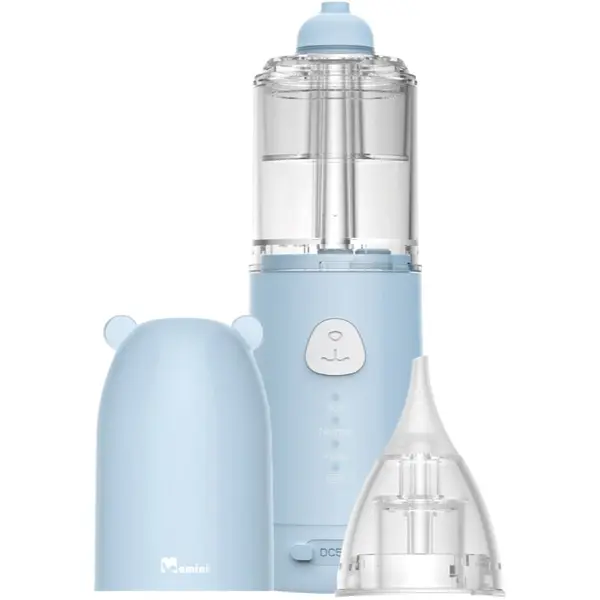 Momini Momini Automatic Irrigator And Aspirator 2 in 1 NanoFlush aspirator za čiščenje nosu električna 1 kos