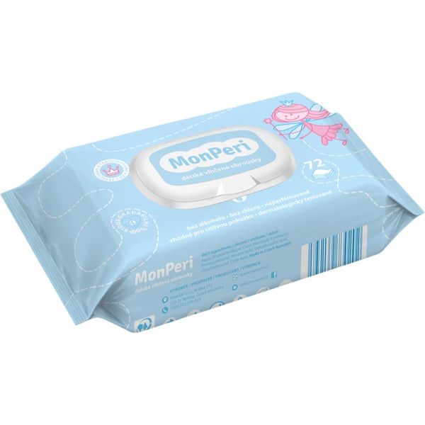 MonPeri MonPeri Baby Wet Wipes vlažni robčki za otroke 72 kos