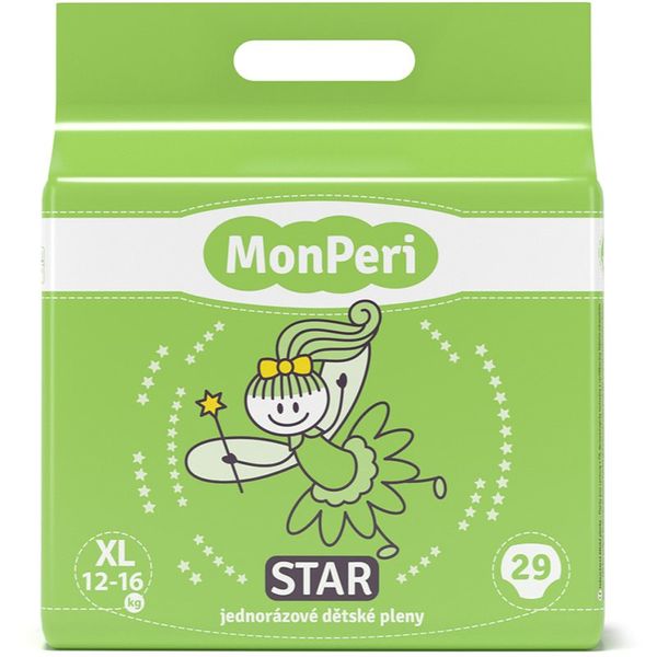 MonPeri MonPeri Star Size XL plenice za enkratno uporabo 12-16 kg 29 kos
