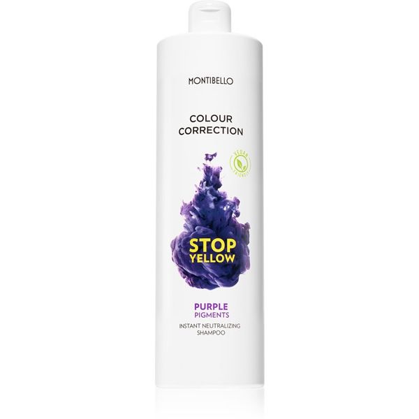 Montibello Montibello Colour Correction Stop Yellow šampon za posvetljene in blond lase za nevtralizacijo rumenih odtenkov 1000 ml