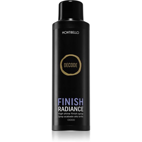 Montibello Montibello Decode Finish Radiance Spray hitrosušeče pršilo za lase za sijaj 200 ml