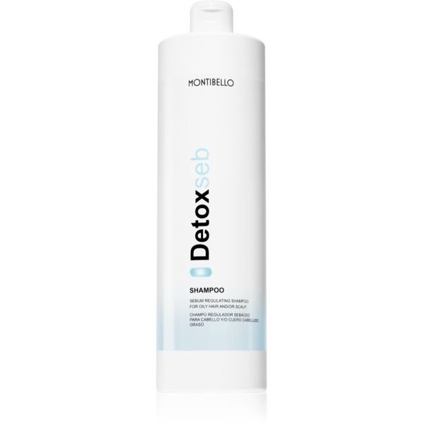 Montibello Montibello DetoxSeb Sebum Regulating Shampoo šampon za normalizacijo za mastno in razdraženo lasišče 1000 ml