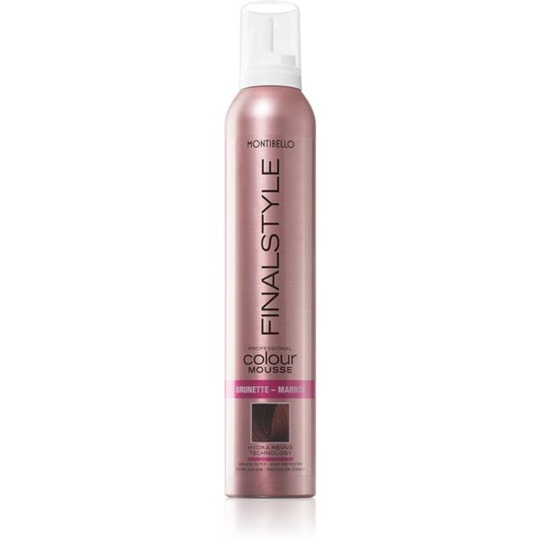 Montibello Montibello FINALESTYLE Color mousse pena za barvanje za intenzivnost barve las Brunette - Marrone 320 ml