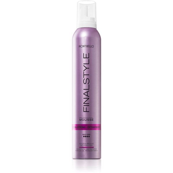 Montibello Montibello FINALSTYLE Mousse pena z močnim utrjevanjem za lase 320 ml