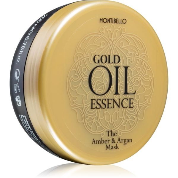 Montibello Montibello Gold Oil Amber & Argan Mask revitalizacijska maska za lase 200 ml