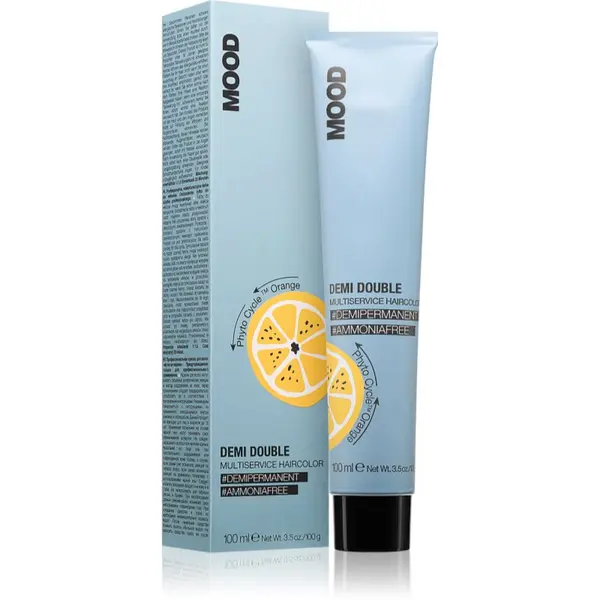 MOOD MOOD Demi Double permanentna barva za lase odtenek 5 Light Brown 100 ml
