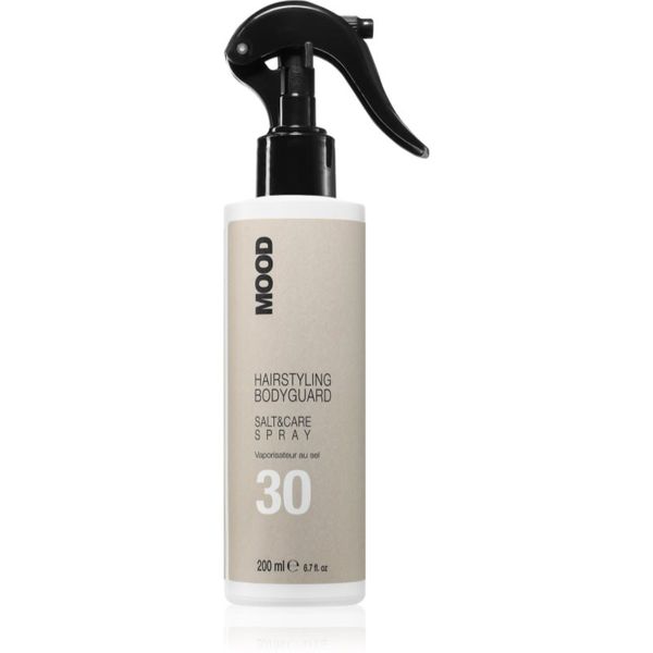 MOOD MOOD Hairstyling Bodyguard Salt & Care slano pršilo za kodre in volumen 200 ml