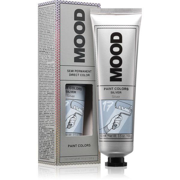 MOOD MOOD Paint Colors permanentna barva za lase odtenek Silver 100 ml