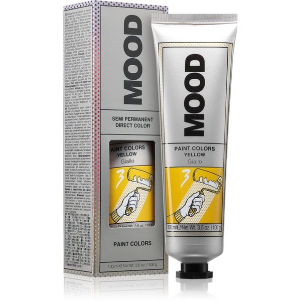 MOOD MOOD Paint Colors permanentna barva za lase odtenek Yellow 100 ml