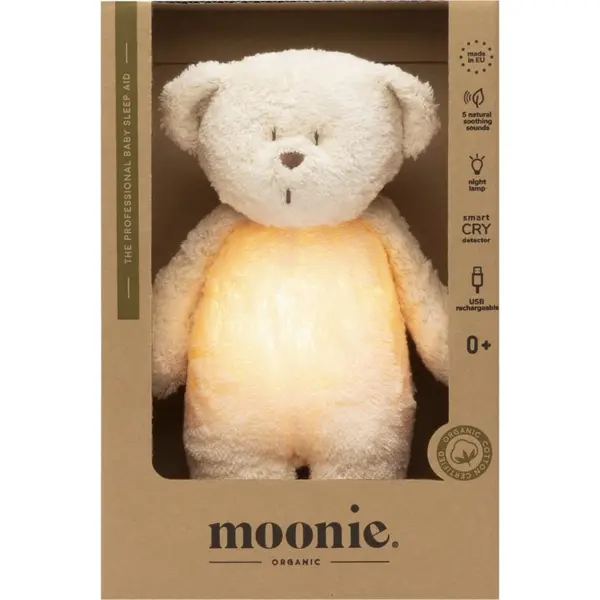 Moonie Moonie Bear 2.0 Organic Polar ninica z melodijo 1 kos