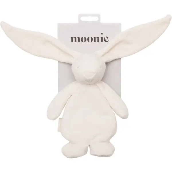 Moonie Moonie Sensory Bunny plišasta igrača Cream 1 kos