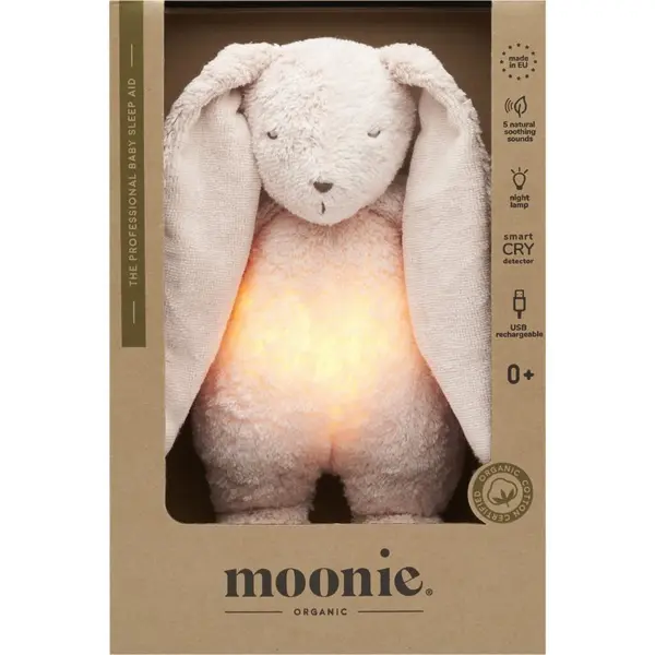Moonie Moonie The Humming Friend 2.0 Organic Rose ninica z melodijo 1 kos