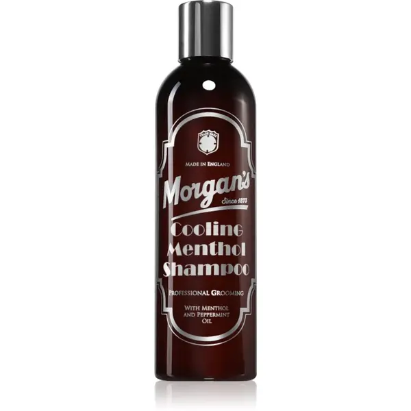 Morgan's Morgan's Cooling Menthol Shampoo spodbujajoči šampon z mentolom za lase in lasišče za moške 250 ml