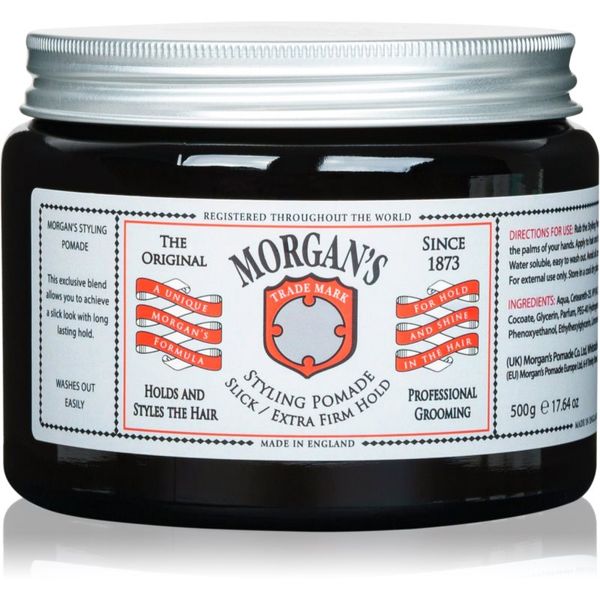 Morgan's Morgan's Styling Pomade Slick and Extra Firm Hold pomada za lase z ekstra močnim utrjevanjem 500 ml