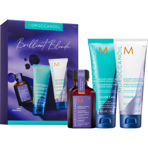 Moroccanoil Moroccanoil Brilliant Blonde set (za blond lase)