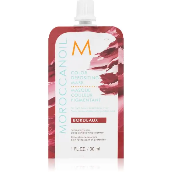 Moroccanoil Moroccanoil Color Depositing nežna hranilna maska brez permanentnih barvnih pigmentov Bordeaux 30 ml